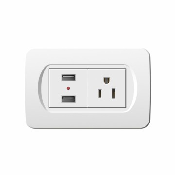 D series Amercian Socket+2USB