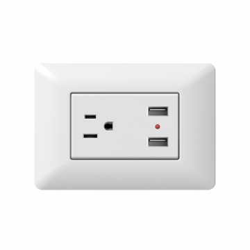 J series Socket(US Standard)+USB