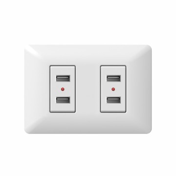 J series Double 2 USB Socket