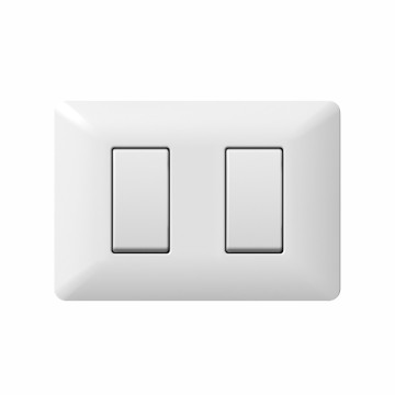 J series 2 Gang 1 Way Switch/2 Gang 2 Way Switch