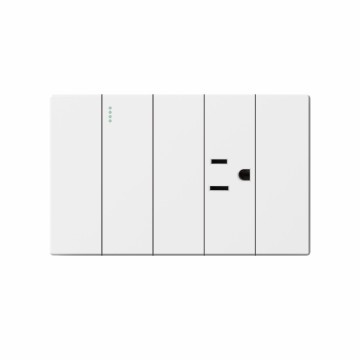 S series 1Gang 1Way Switch With Amercian Socket/1 Gang 2 Way Switch With Americian  Socket