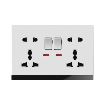 A8 2*5pin MF switch socket with neon