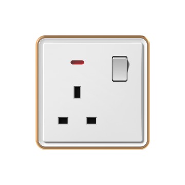 X10 13A Switch Socket with Neon for Barcelona