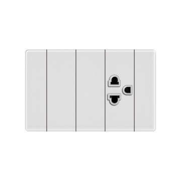 T22 2 gang Thai 3 pin socket (1/3)