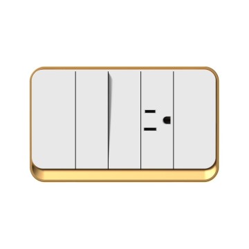 X7 series 1Gang1Way Switch With American 3 pin Socket/1Gang2Way Switch With American 3 pin Socket