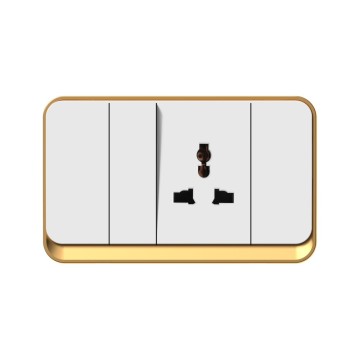 X7 series 1Gang1Way Switch With MF Socket/1Gang2Way Switch With MF Socket