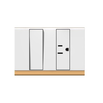 X10 1 gang American 3 pin socket (1/3)