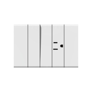 X1 1 gang American 3 pin socket (1/3)