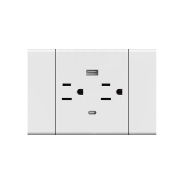 X1 American 6 pin socket with USB +Type-c(3/3)