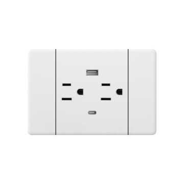X2 American 6 pin socket with USB +Type-c(3/3)