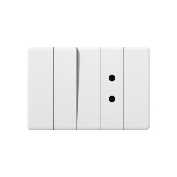 X2 1 gang Round 2 pin socket (1/3)