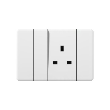 X2 1 gang British socket (2/3)