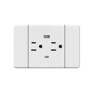 X3 American 6 pin socket with USB +Type-C(3/3)