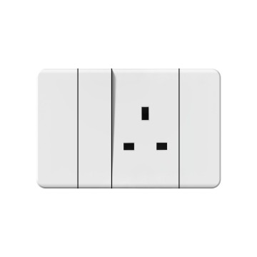 X3 1 gang British socket (2/3)