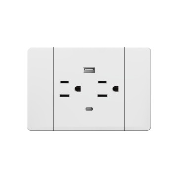 X5 American 6 pin socket with USB +Type-C(3/3)