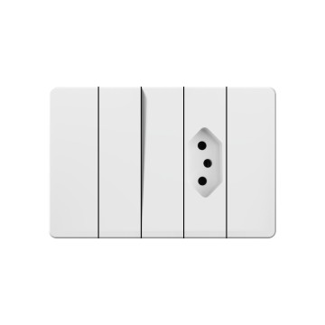 X5 1 gang Brazilian socket (1/3)