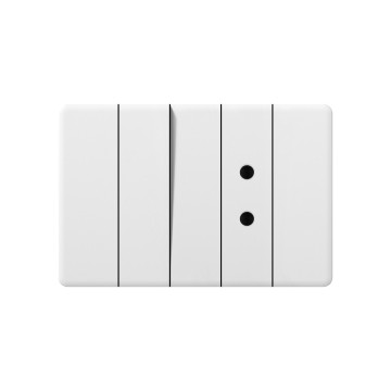 X6 series 1Gang1Way Switch With Round 2 pin Socket/1Gang2Way Switch With Round 2 pin Socket