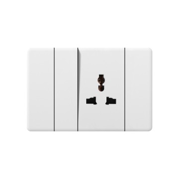 X6 series 1Gang1Way Switch With MF Socket/1Gang2Way Switch With MF Socket