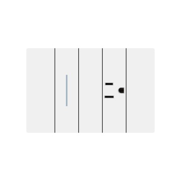 X8 series 1Gang1Way Switch With American 3 pin Socket/1Gang2Way Switch With American 3 pin Socket