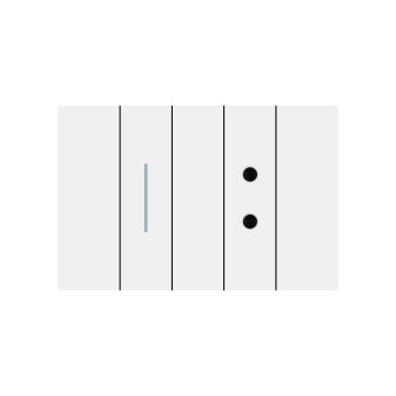 X8 series 1Gang1Way Switch With Round 2 pin Socket/1Gang2Way Switch With Round 2 pin Socket