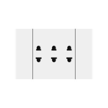 X8 series 6 Pin Flat socket