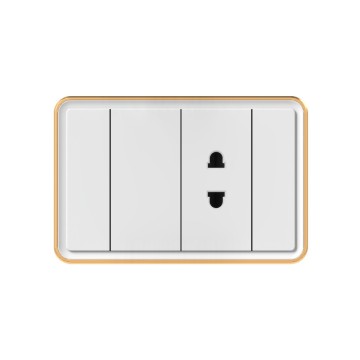 X9 1 gang 2P socket (2/3)