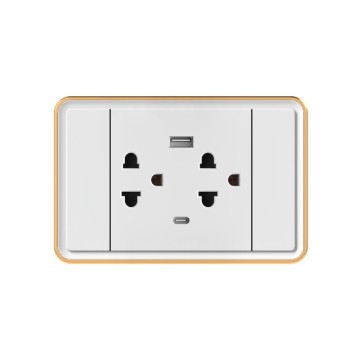 X9 Thai 6 pin socket with USB+TypeC(3/3)