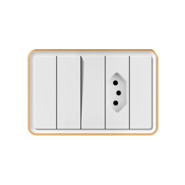 X9 1 gang Brazilian socket (1/3)