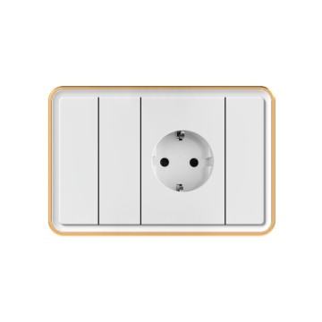 X9 1gang European socket (2/3)