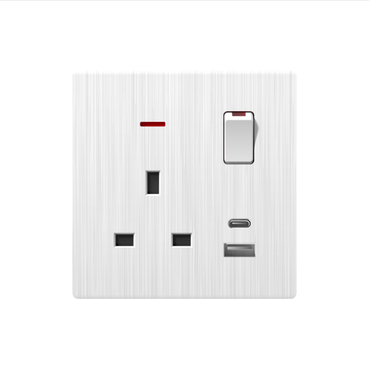 What is a brushed Finish Socket Panel?