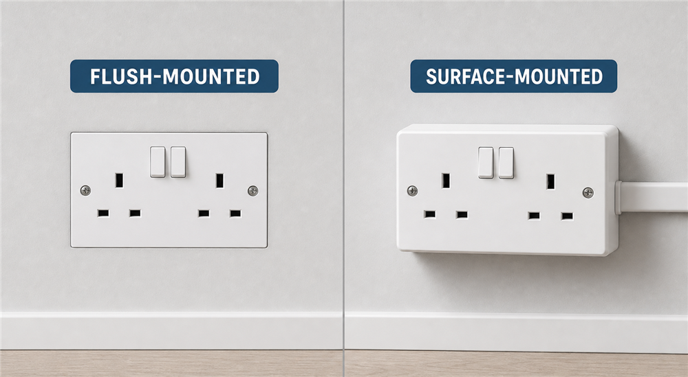 Flush vs Surface-Mounted BS Sockets: What’s the Difference?