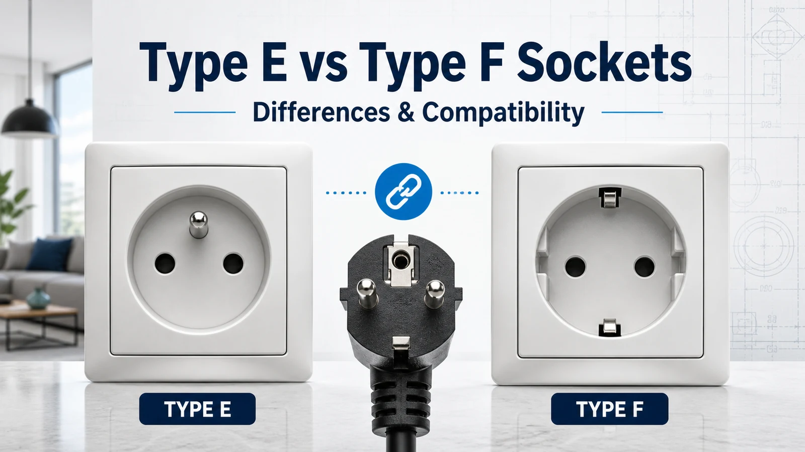 Type E vs Type F Sockets: Differences & Compatibility