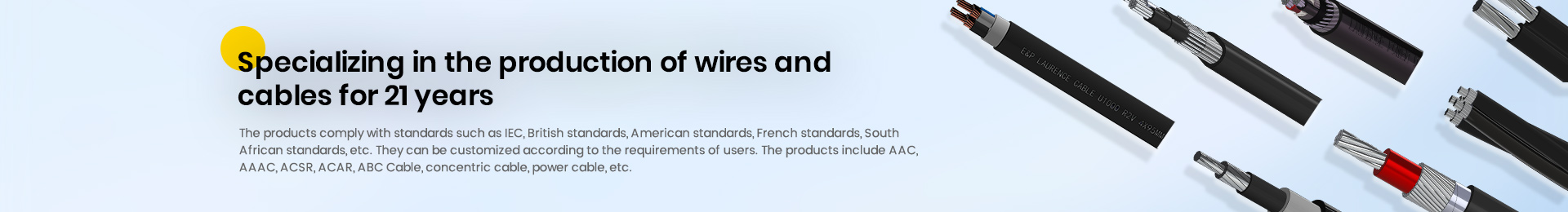 Standard Cable Sizes