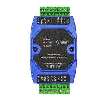 hart  to 4-20mA, hart to 485, hart protocol sinal converter , SM100-T-B-4
