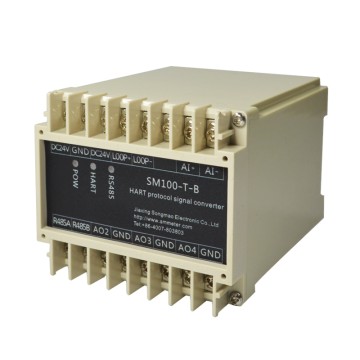 hart to 4-20mA, hart to 485, hart protocol sinal converter , SM100-T-B