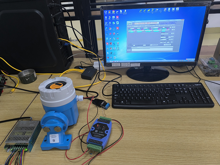 Application diagram of HART Smart Converter and Endress+Hauser 91W flow meter.jpg
