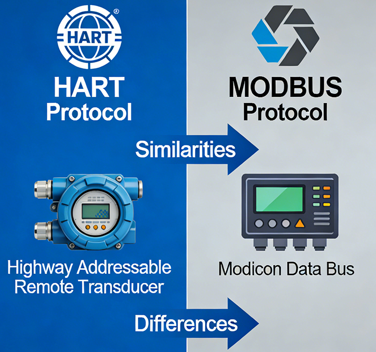 HART协议和MODBUS协议：异同及应用