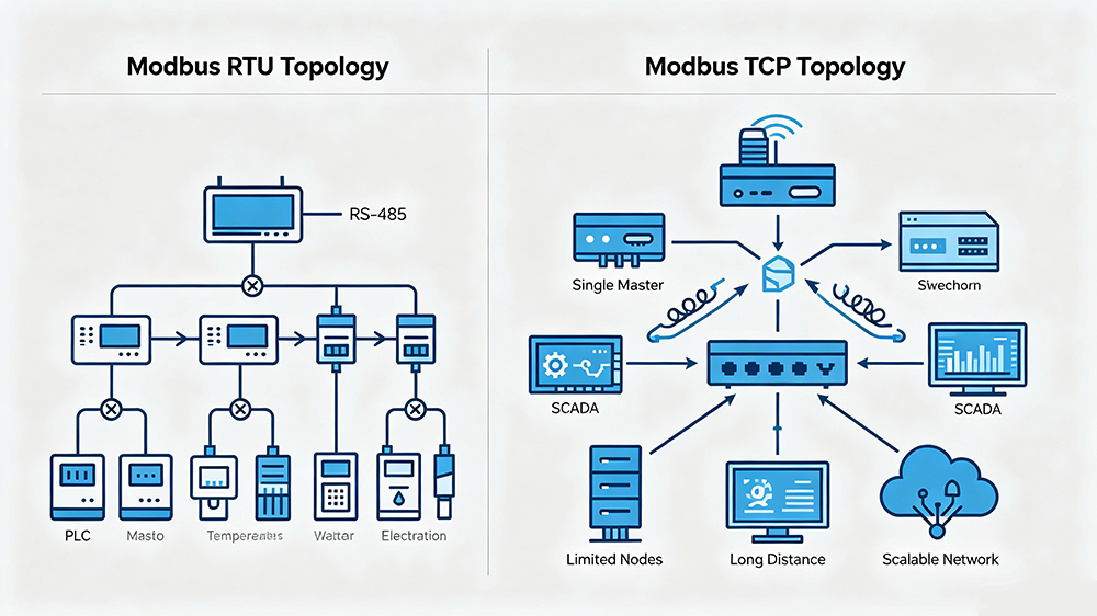 Which Communication Is Better, Modbus-RTU or Modbus-TCP?