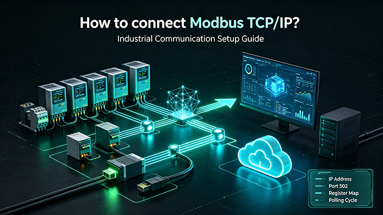 How to connect Modbus TCP/IP?