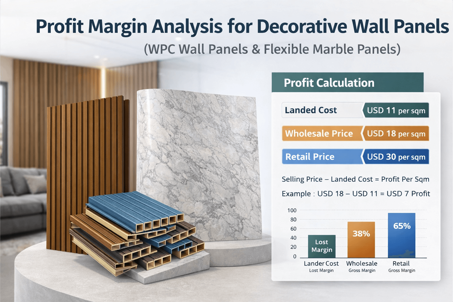 Profit Margin Analysis for Decorative Wall Panels
