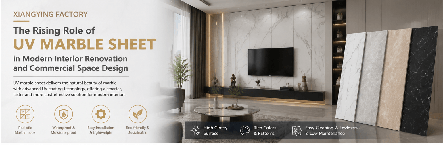 The Rising Role of UV Marble Sheet in Modern Interior Renovation and Commercial Space Design