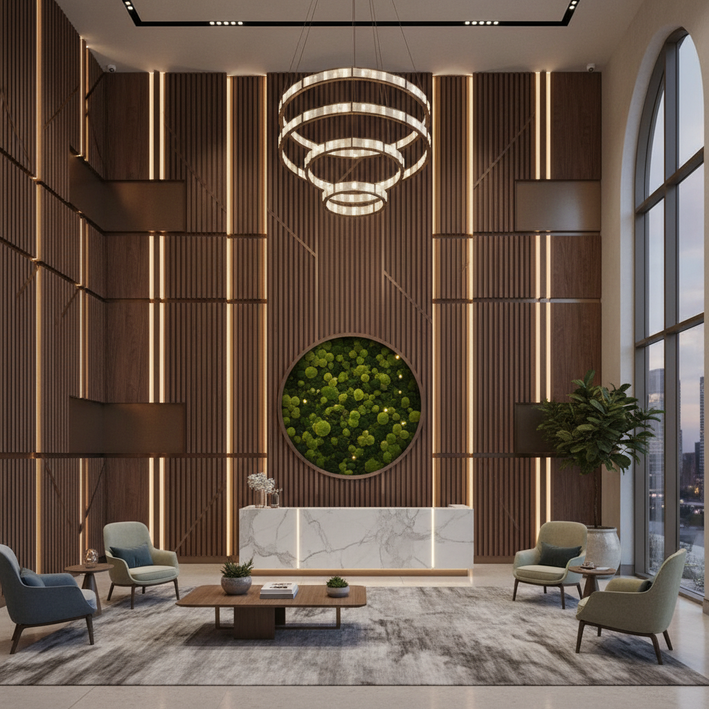 Wall Wpc Panel For Hospitality & Hotel Design