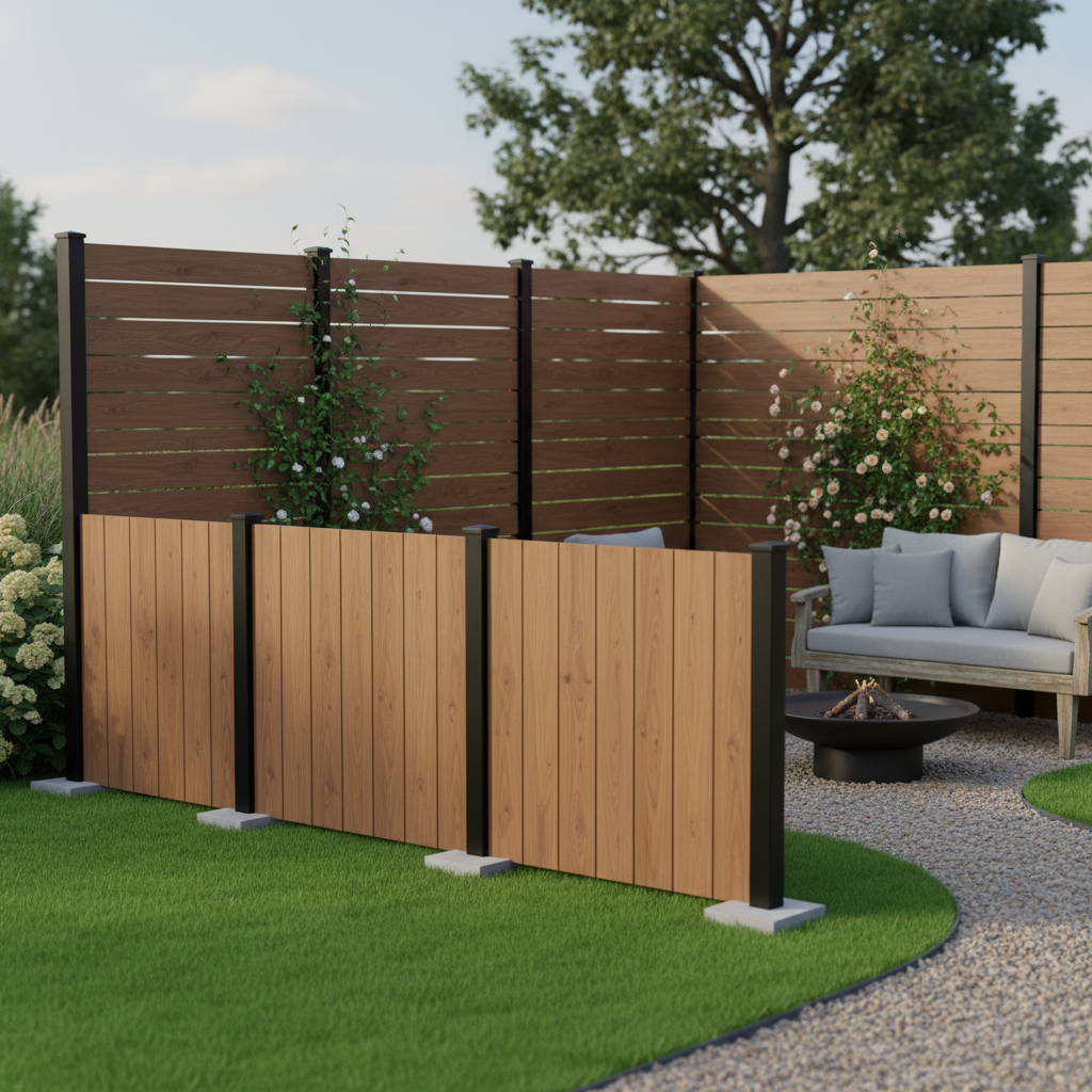 Wall Panels Wpc For Garden Fencing & Privacy Screens