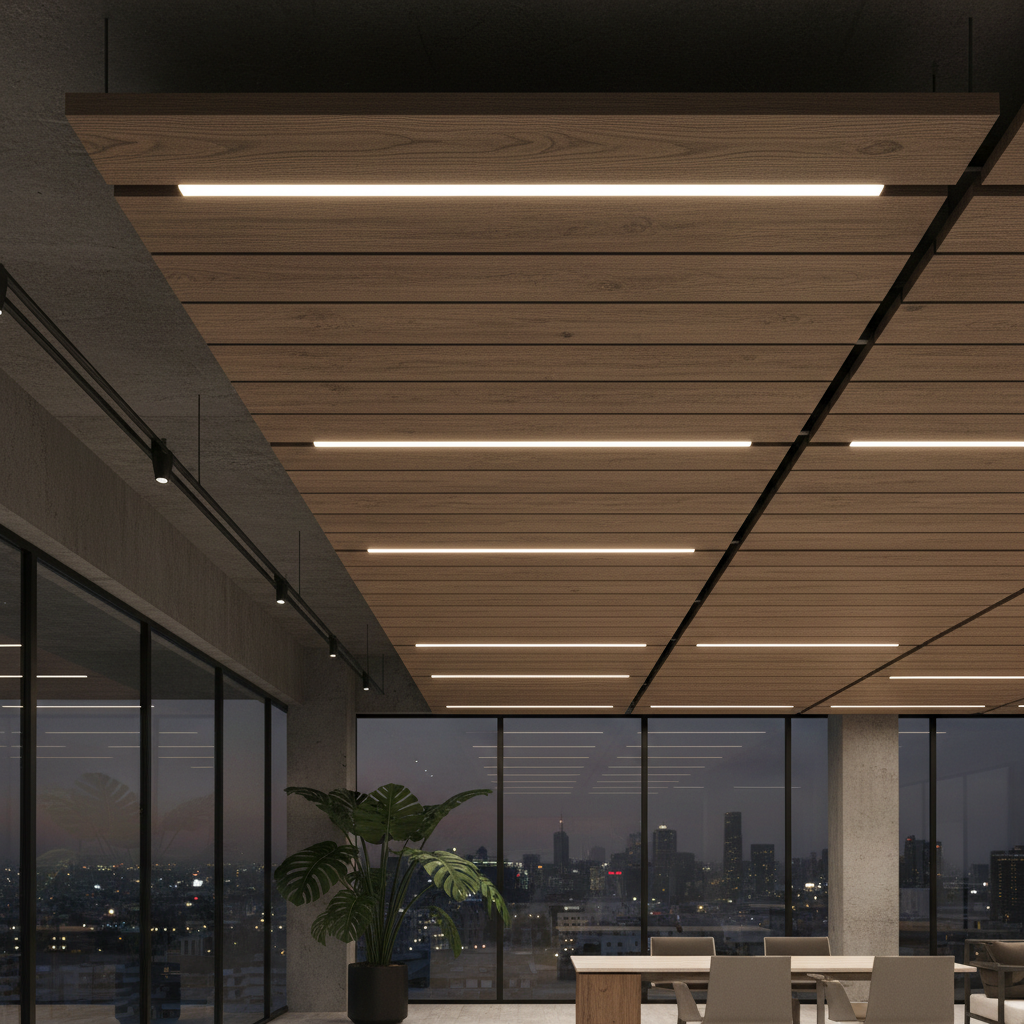 Wpc Decking Panel For Ceiling Systems