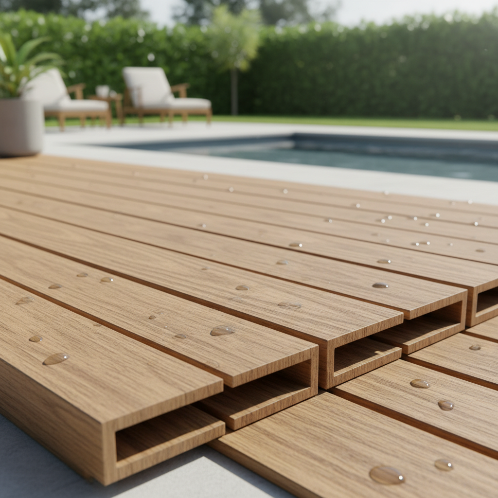 Wpc Deck Panel For Outdoor Decking & Flooring