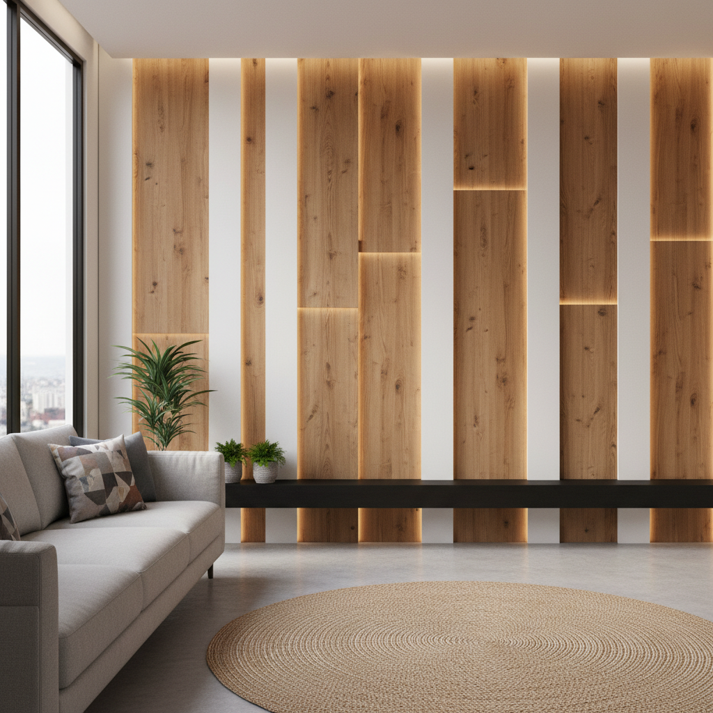 Wpc Board Panel For Residential Interior Decoration