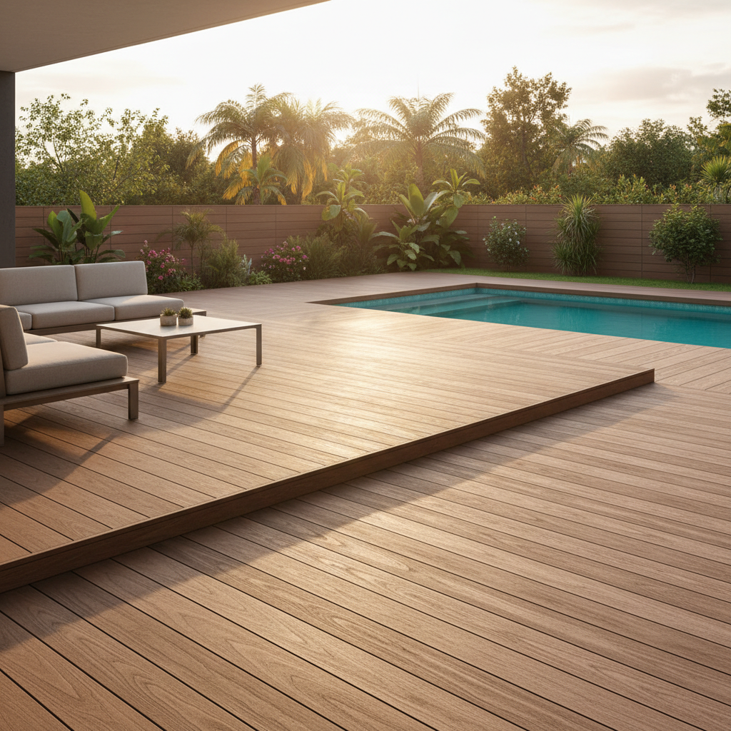 Wpc Wood Panel For Outdoor Decking & Flooring