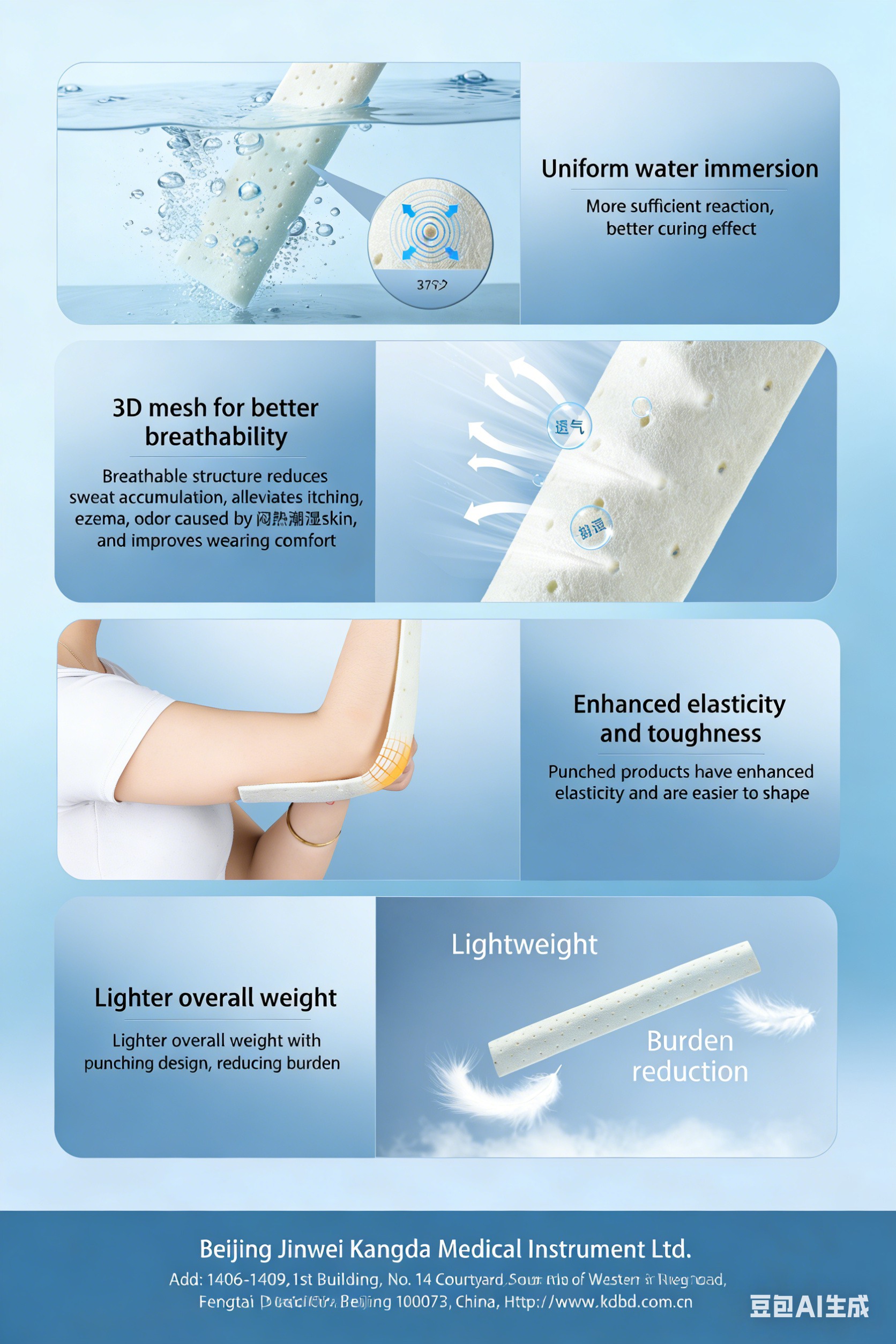 Kangda Upgraded Polymer Plaster Splint