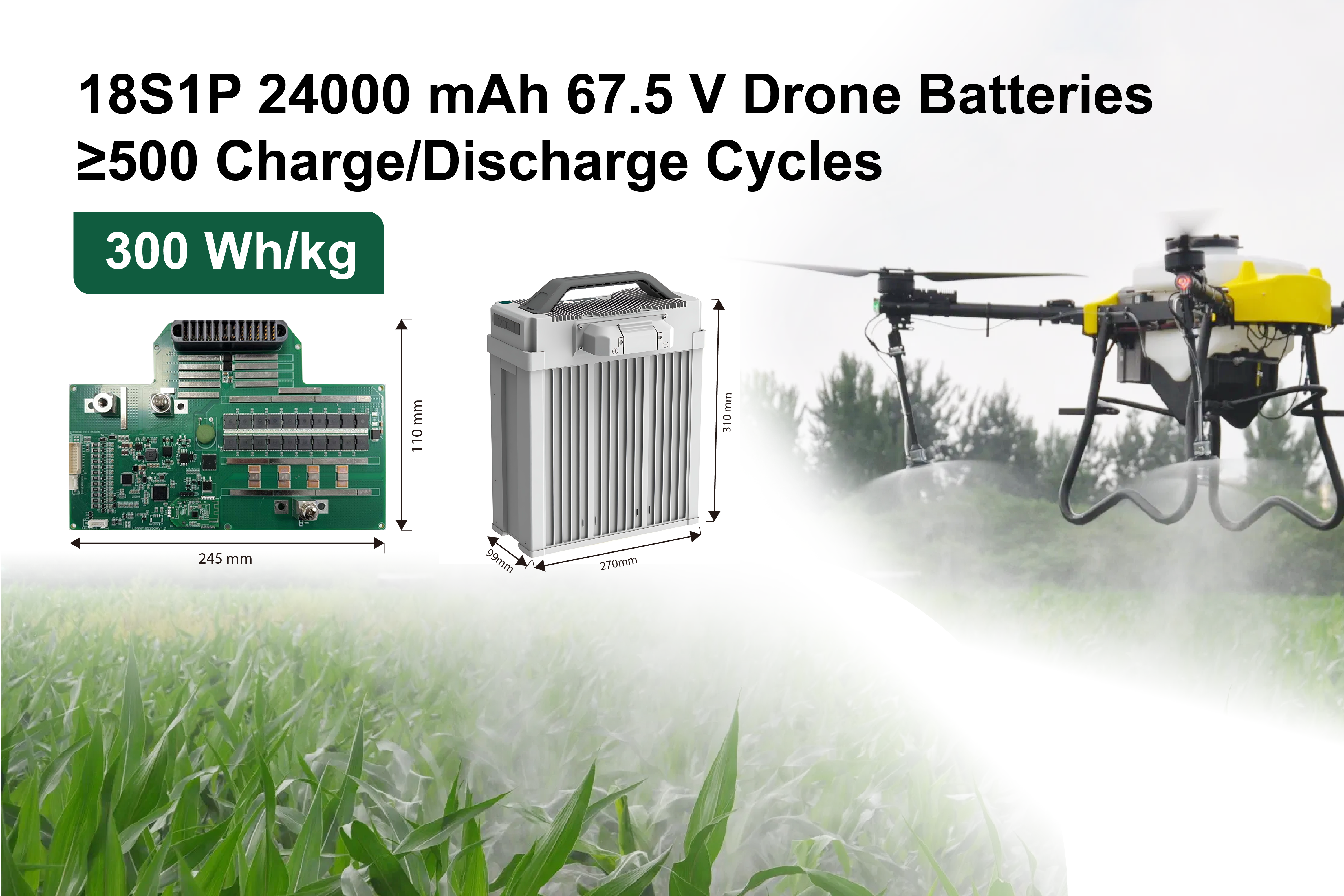 Customizable agricultural drone BMS-10