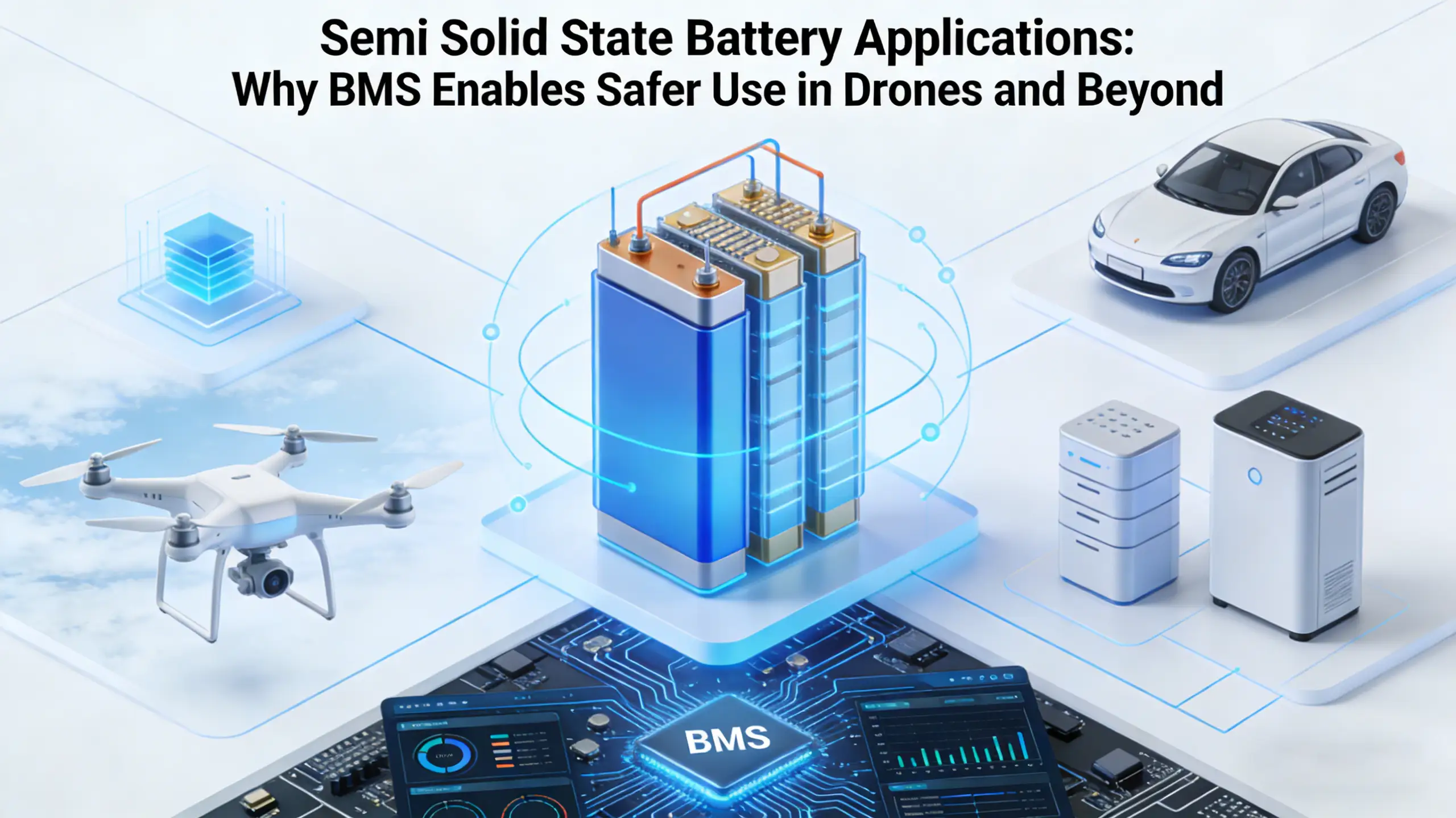 Semi Solid State Battery Applications: Why BMS Enables Safer Use in Drones and Beyond